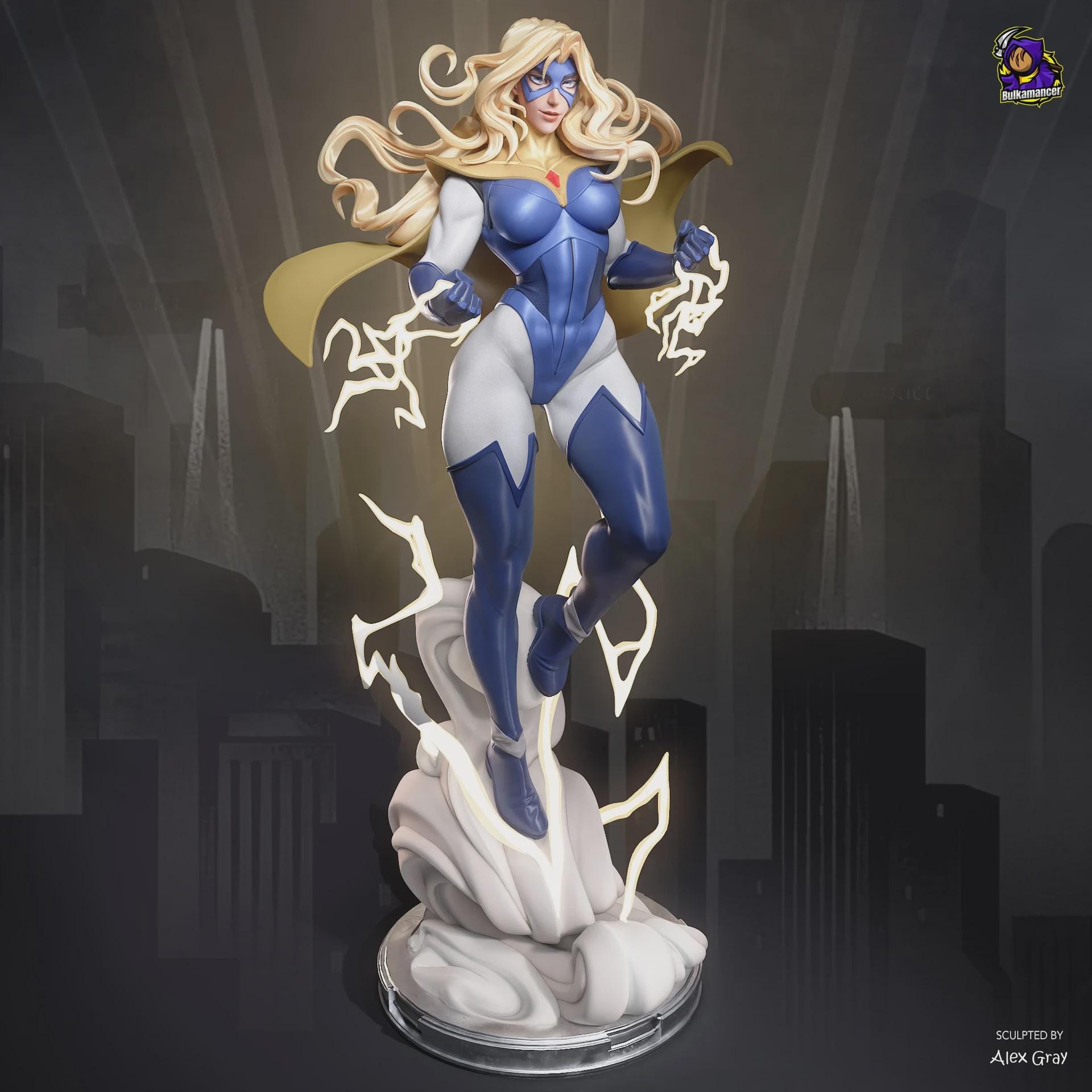 Blonde Blazer figure, Dispatch Resin Statue, Hand Painted, 28.6 cm (286 mm)