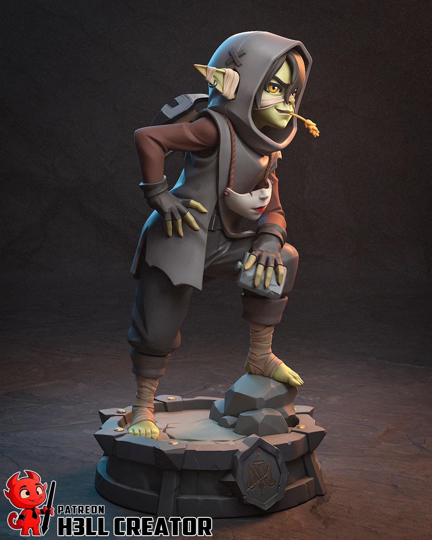 Nott Resin Statue, Hand Painted Collectible Figure, 117 mm (4.6 in)