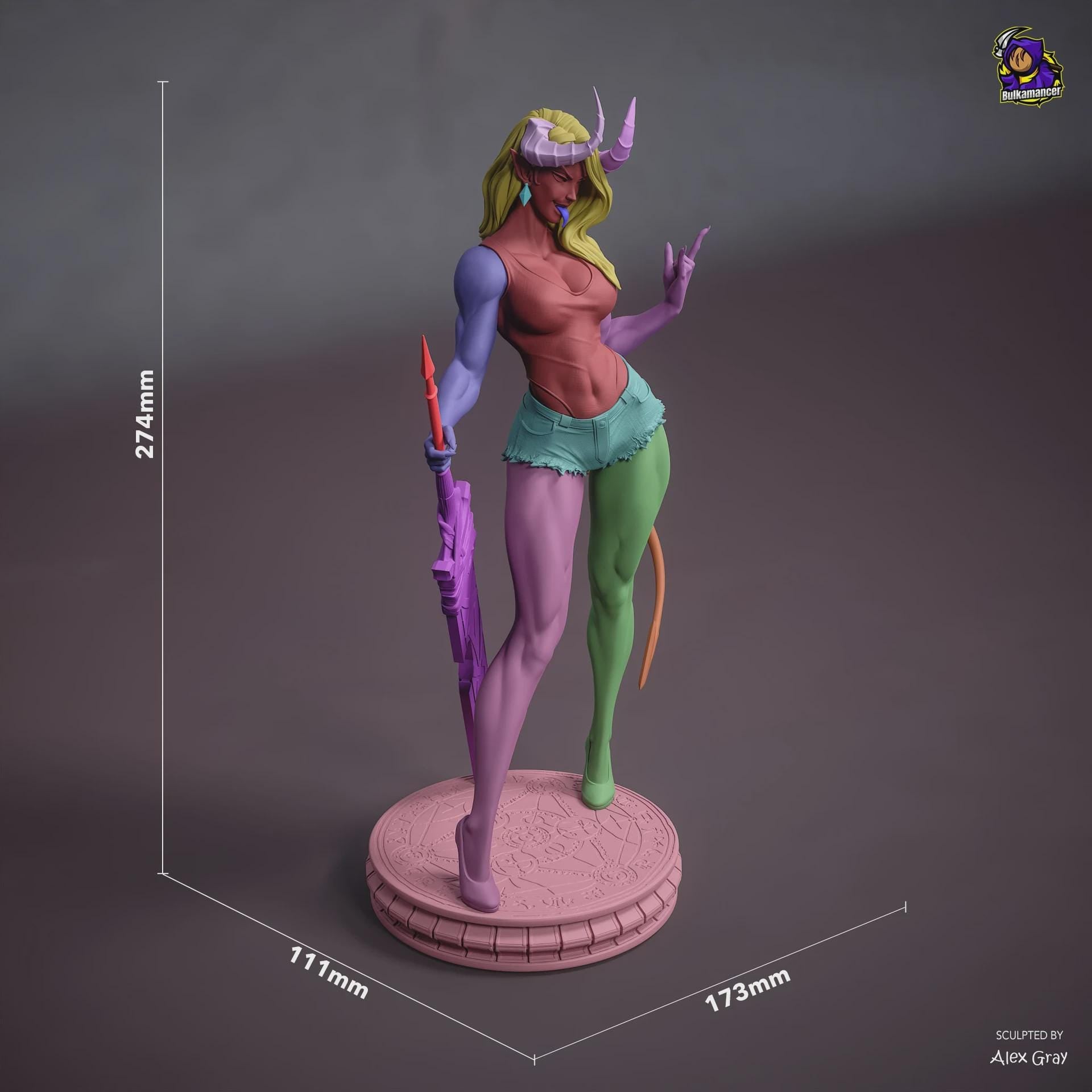 Malevola Resin Figure, Hand Painted Collectible Statue, 27.4 cm