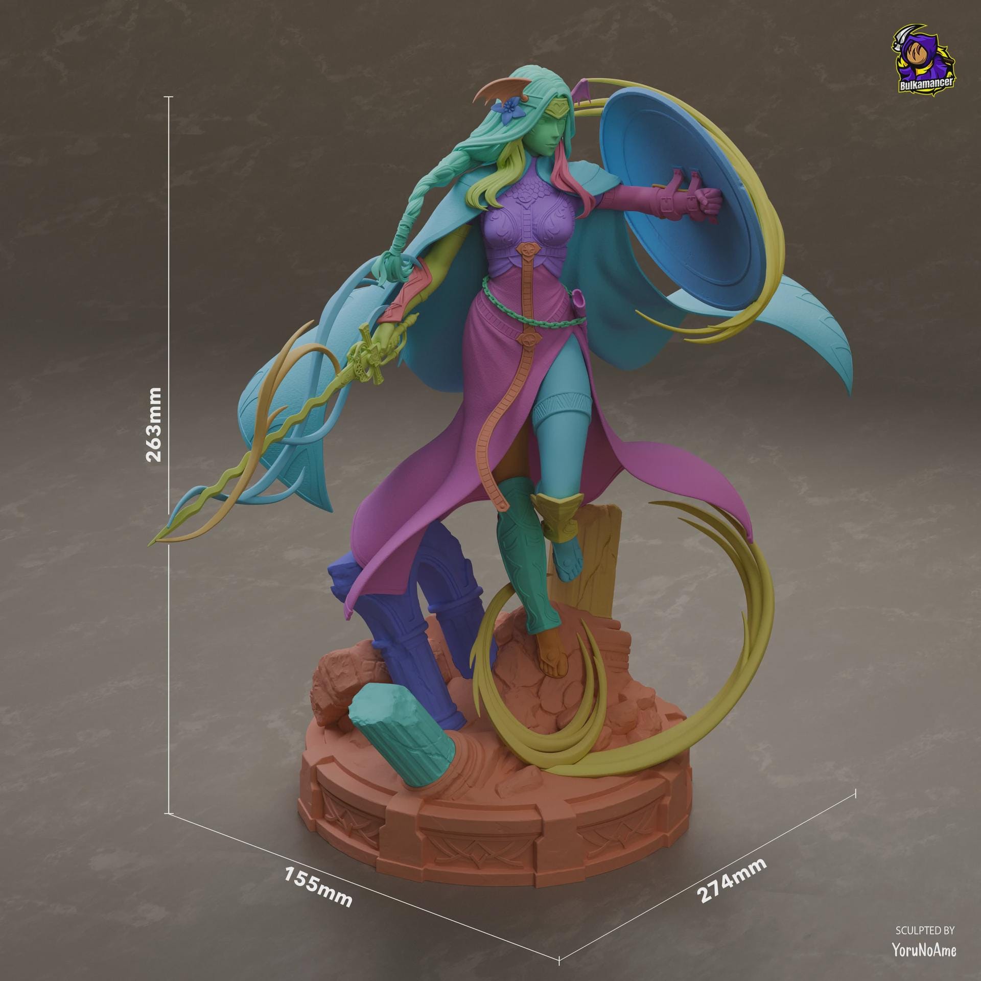 Seiros Resin Figure, Resin Statue, Hand Painted Collectible Model