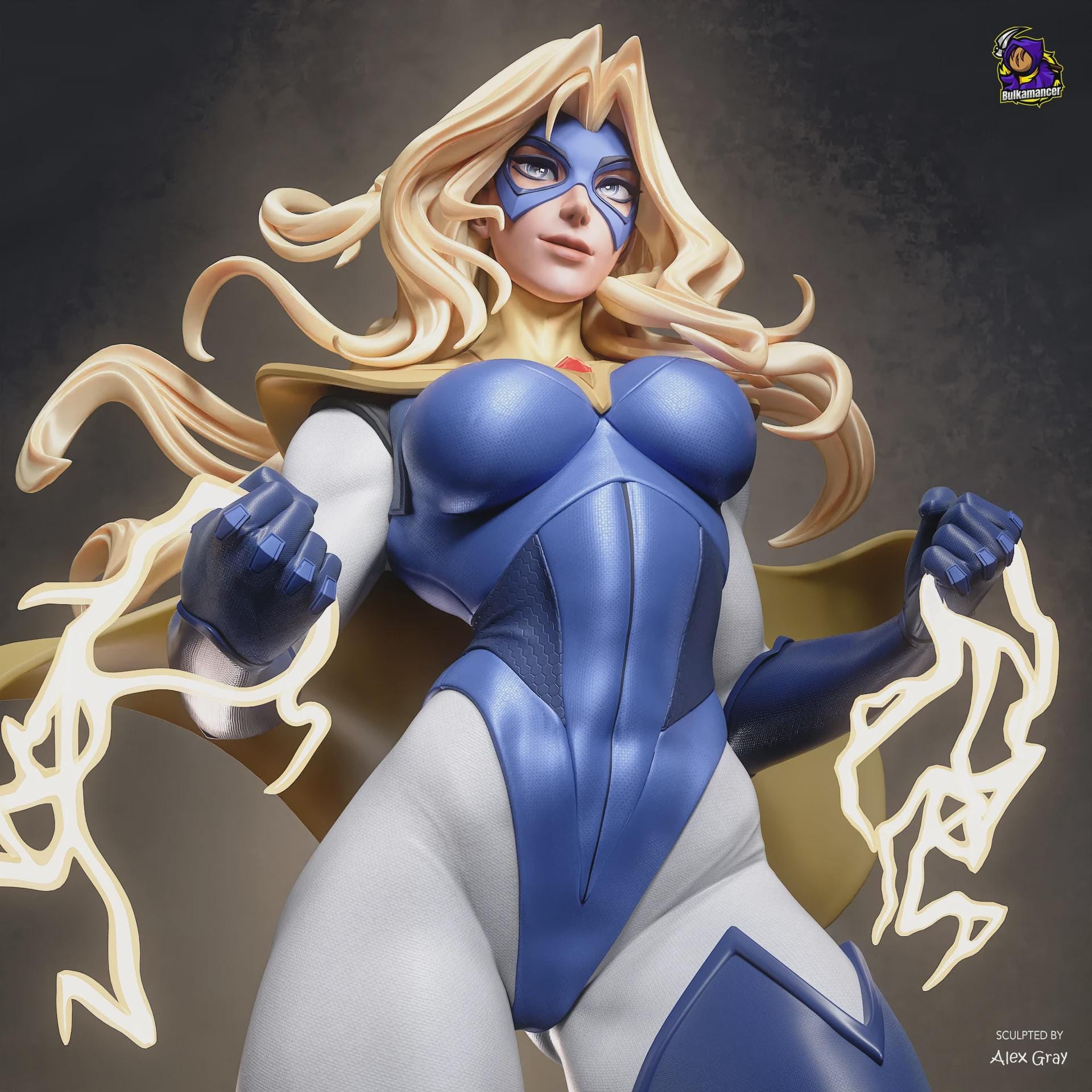 Blonde Blazer figure, Dispatch Resin Statue, Hand Painted, 28.6 cm (286 mm)