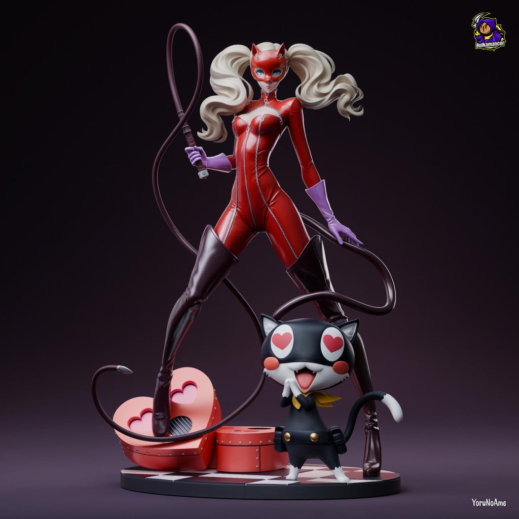 Ann Takamaki figure, Resin Statue, Hand Painted Collectible, Fan Art