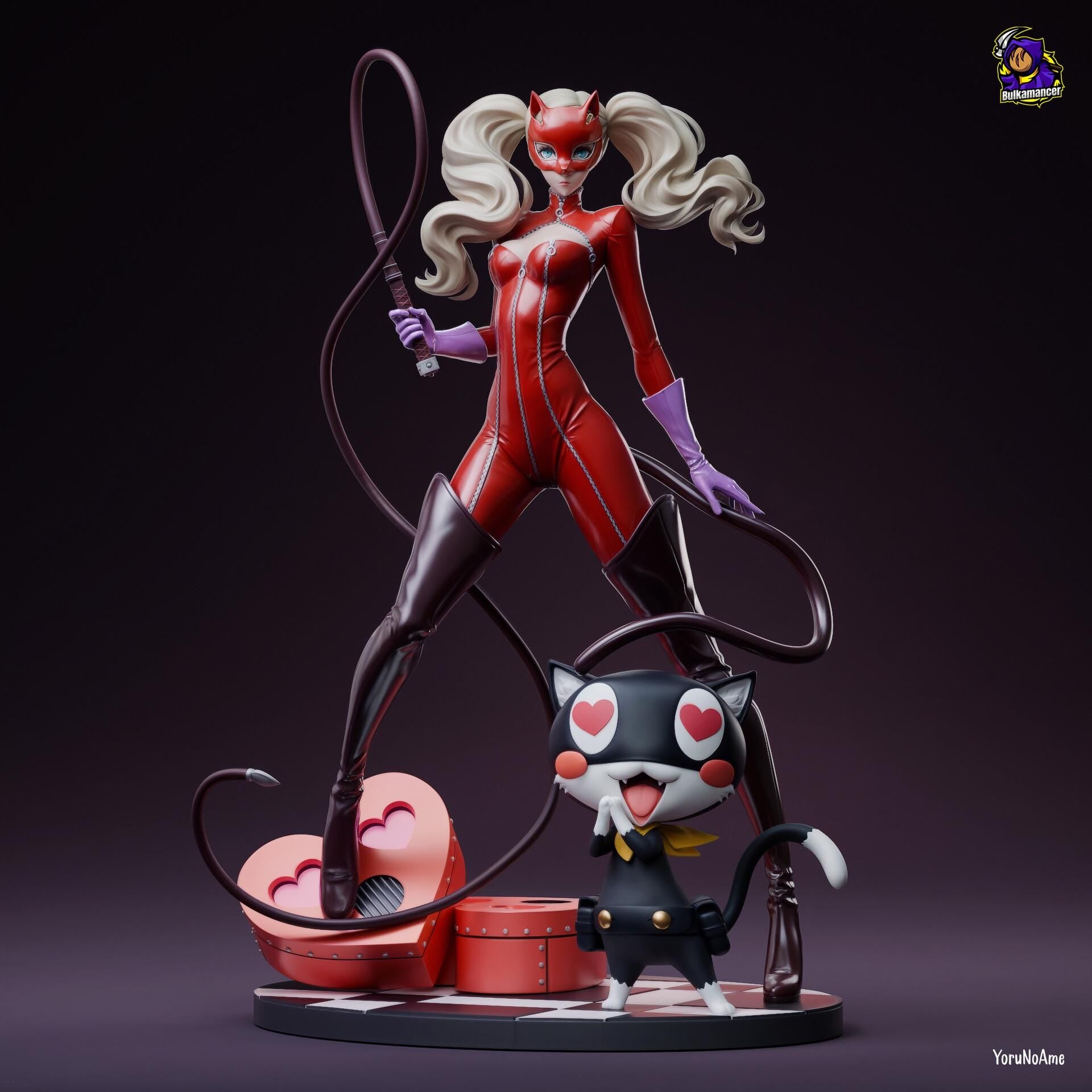 Ann Takamaki figure, Resin Statue, Hand Painted Collectible, Fan Art