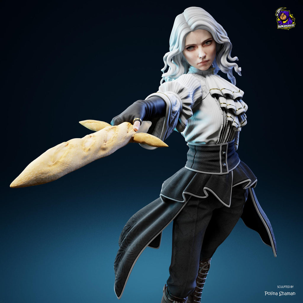 Maelle resin figure, Clair Obscur Expedition 33, Hand Painted Statue