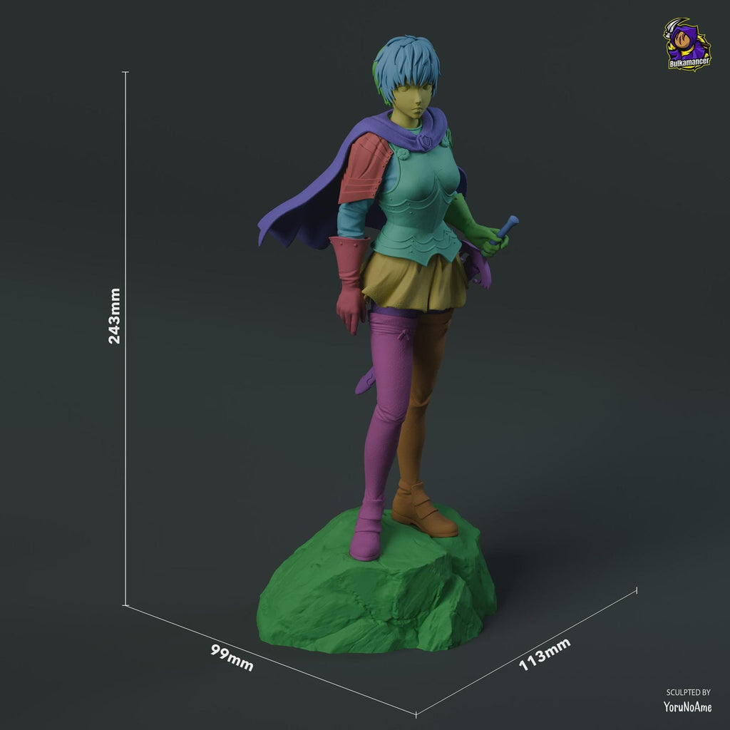 Casca Resin Figure, Hand Painted Collectible Statue, 24.3 cm (243 mm)