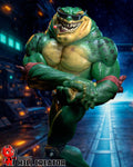 Rash Battletoads Figure, Resin Statue, Hand Painted Collectible, 8.3 in