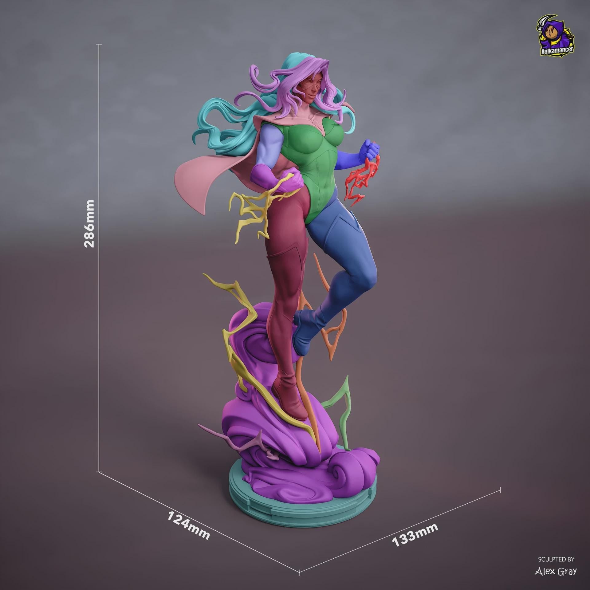 Blonde Blazer figure, Dispatch Resin Statue, Hand Painted, 28.6 cm (286 mm)