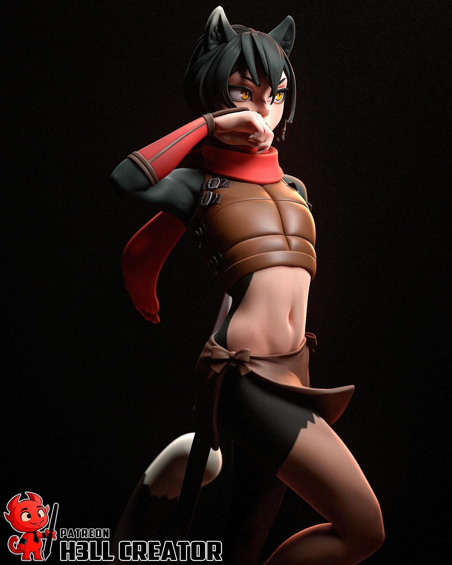 Izutsumi Resin Statue, Hand Painted Collectible Figure, 170 mm (6.7 in)