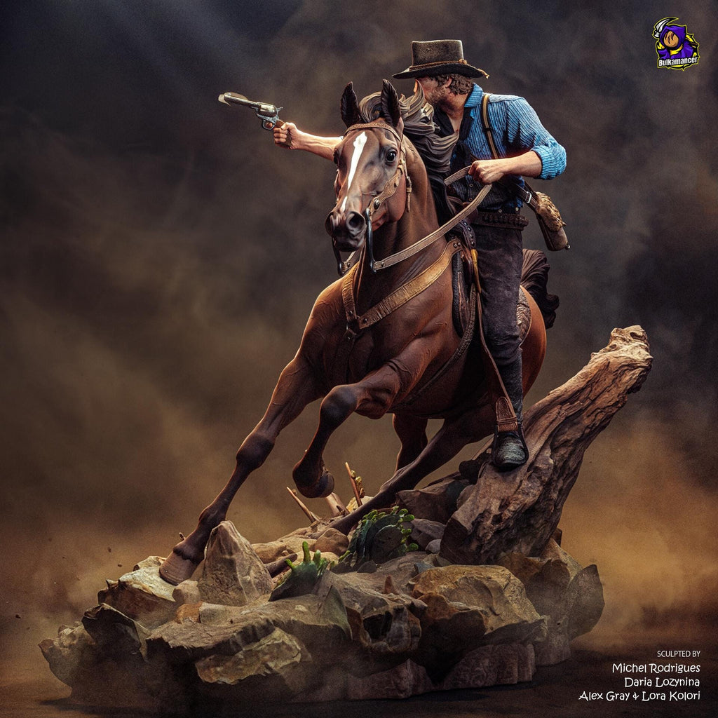 Arthur Morgan resin figure, Hand Painted Statue, 32.5 cm (325 mm)