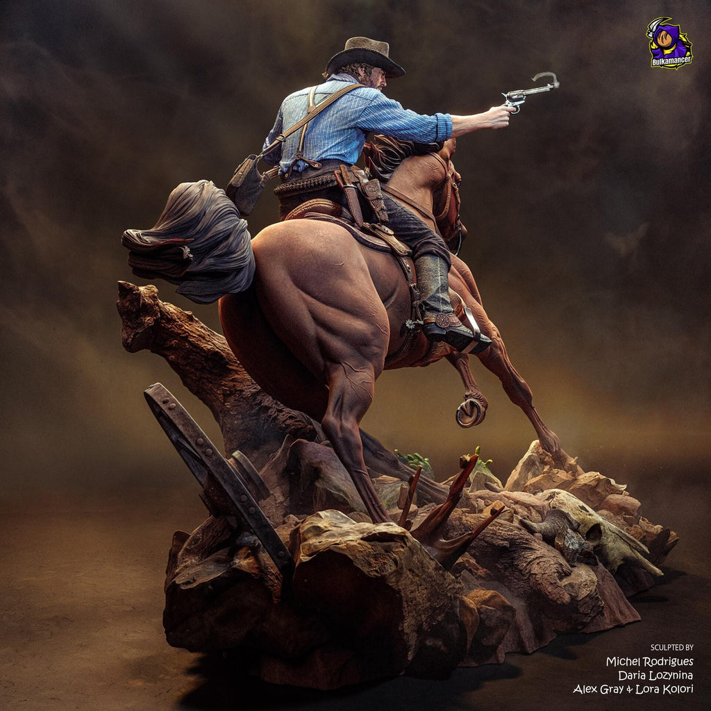 Arthur Morgan resin figure, Hand Painted Statue, 32.5 cm (325 mm)