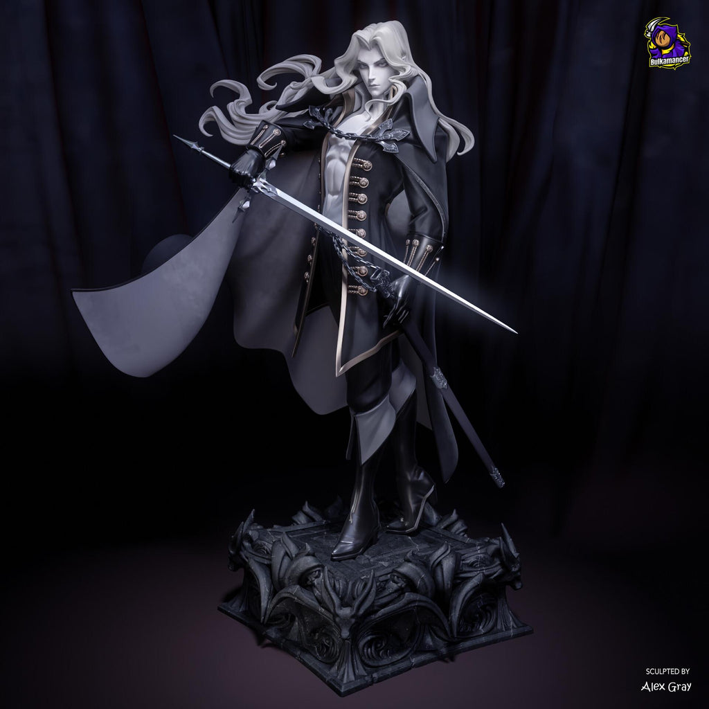 Alucard Resin Figure, Hand Painted Castlevania Resin Statue