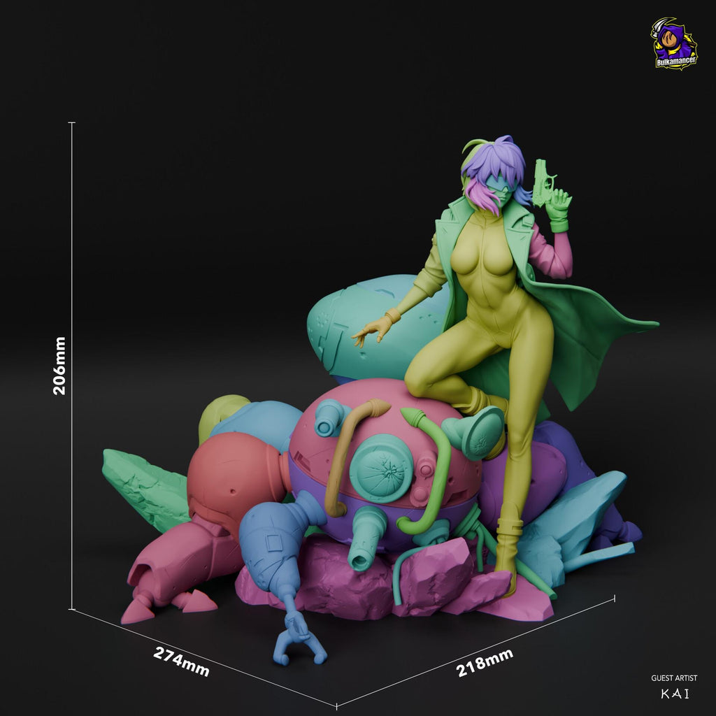 Motoko Kusanagi Figure, Ghost In The Shell Resin Statue, 20.6 cm (8.1 in)