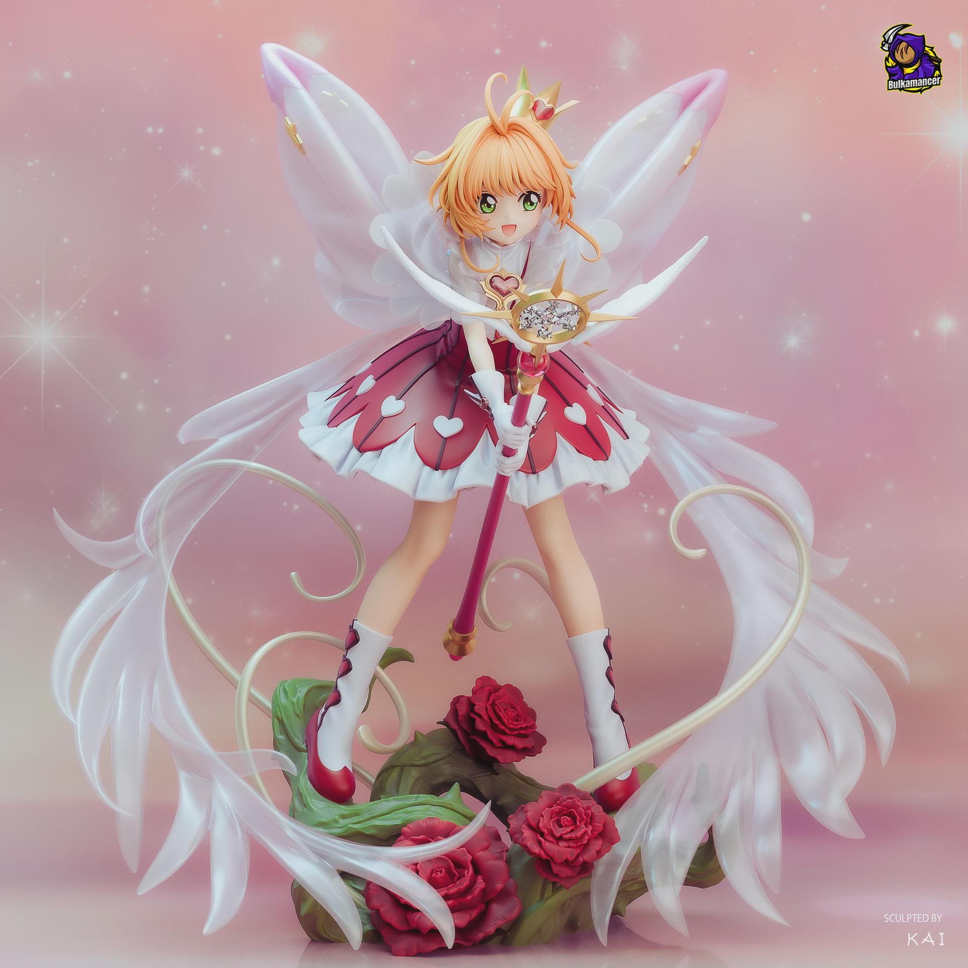 Sakura Cardcaptor Sakura Figure, Resin Statue, Hand Painted Collectible