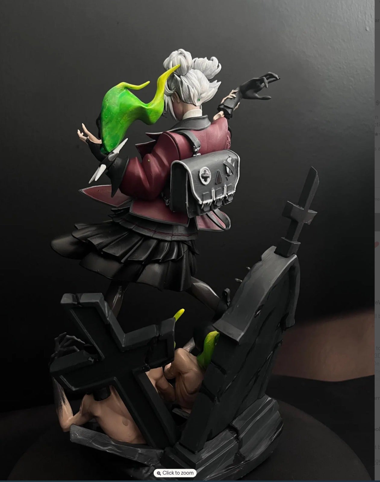 Graves Deadlock Statue | Hand Painted Resin  Collectible