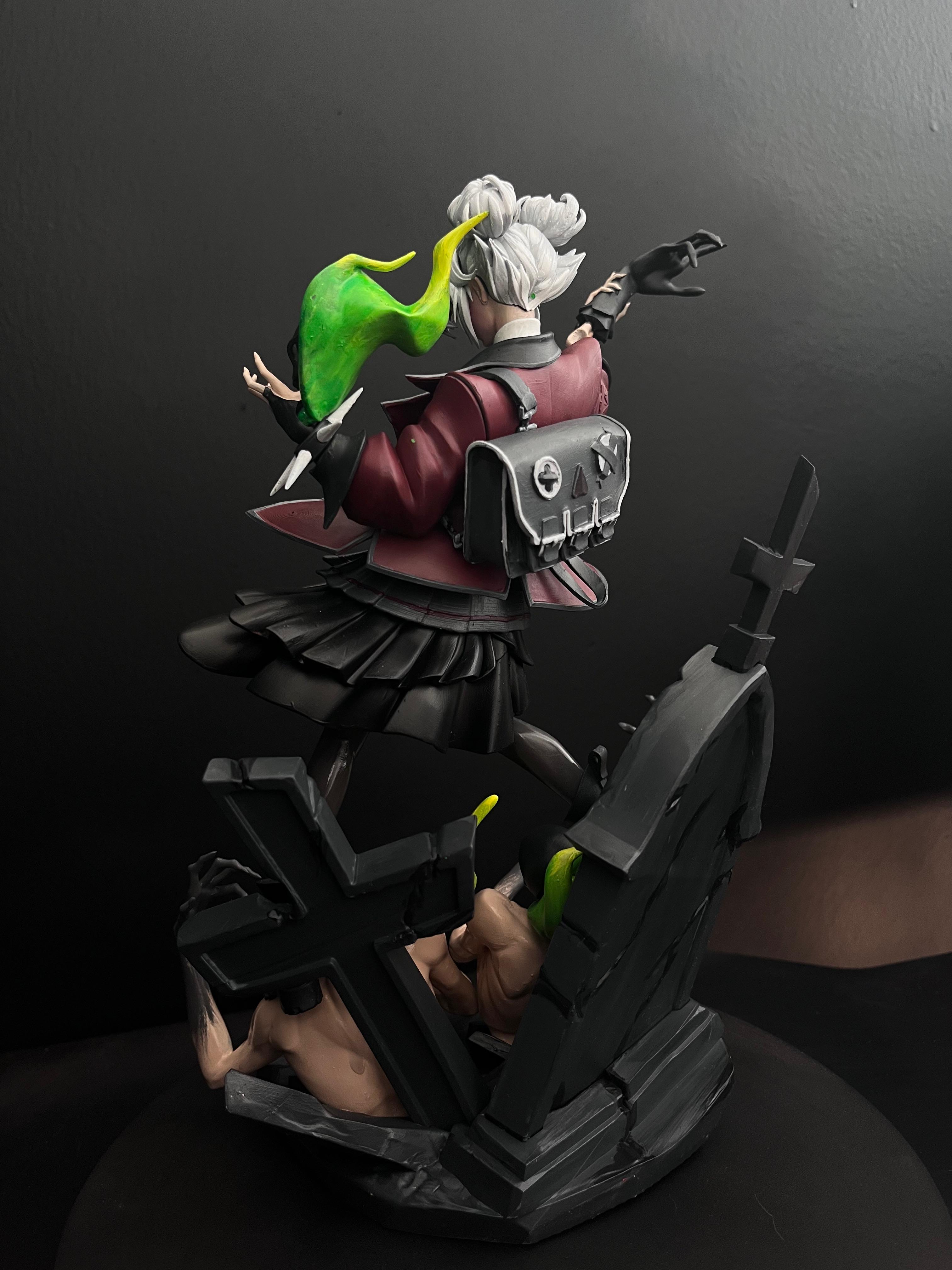 Graves Deadlock Statue | Hand Painted Resin  Collectible