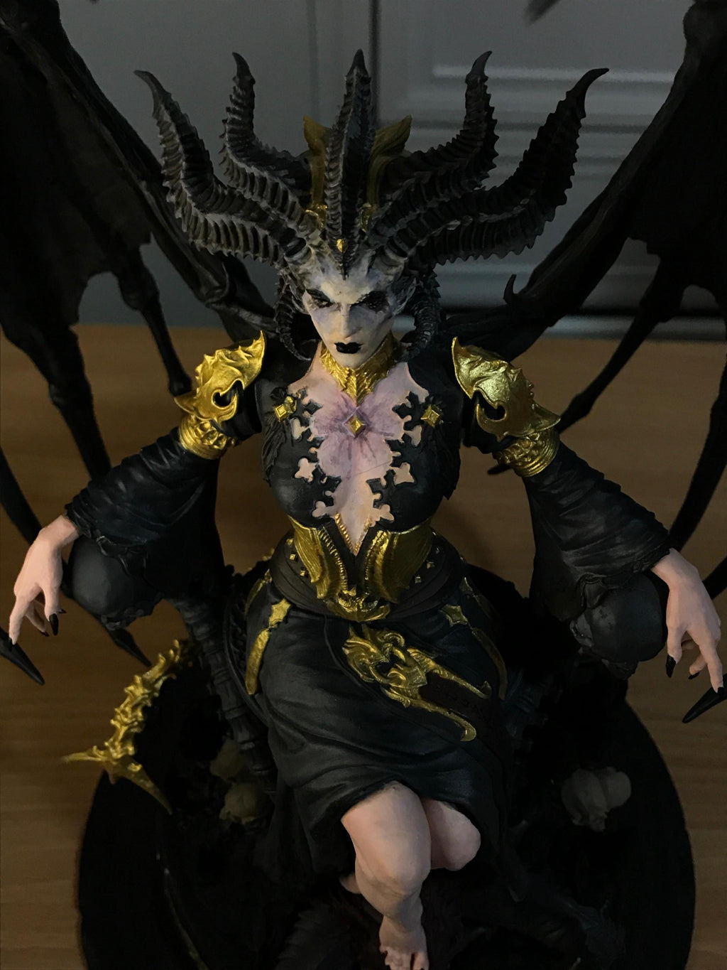 Lilith Diablo IV Statue | Hand Painted Resin Dark Fantasy Collectible