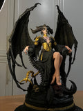 Lilith Diablo IV Statue | Hand Painted Resin Dark Fantasy Collectible
