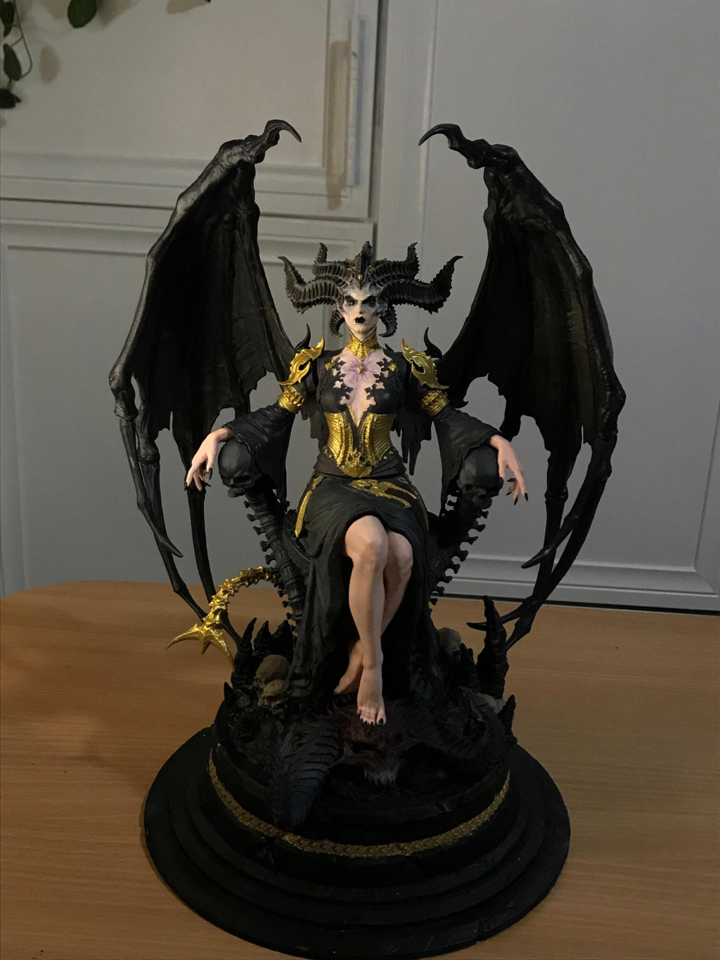 Lilith Diablo IV Statue | Hand Painted Resin Dark Fantasy Collectible