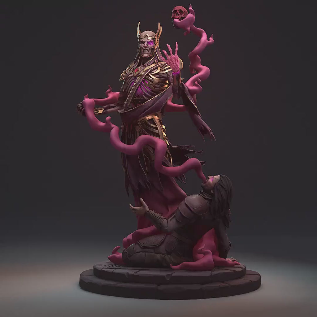 Vecna resin statue, Hand Painted Collectible Figure, 199 mm (7.8 in)