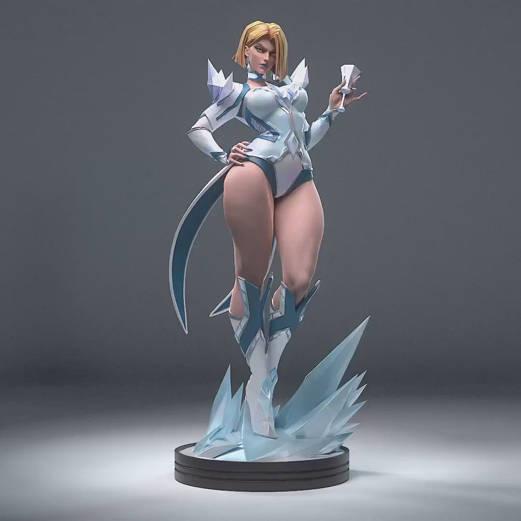 Emma Frost Statue, Resin Statue, Hand Painted Figure, 183 mm (7.2 in)