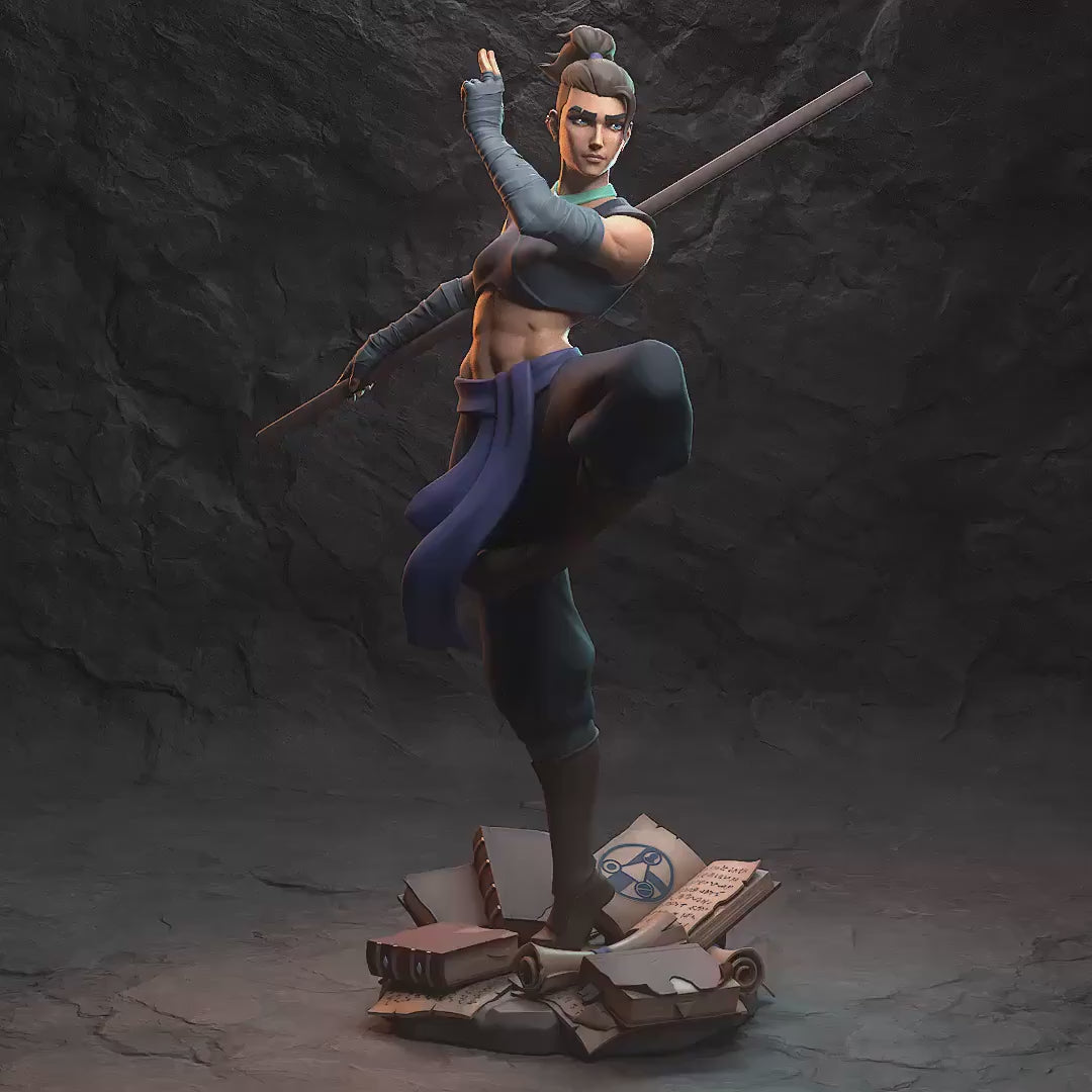 Beauregard resin figure, Critical Role Hand Painted Collectible Statue