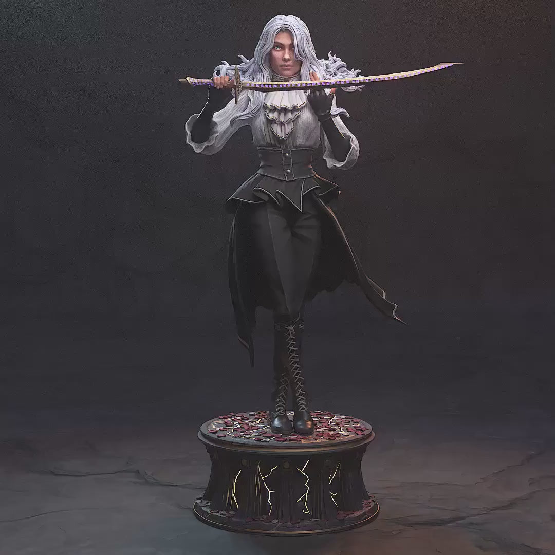 Maelle Resin Statue, Hand Painted Display Figure, 188 mm (7.4 in)