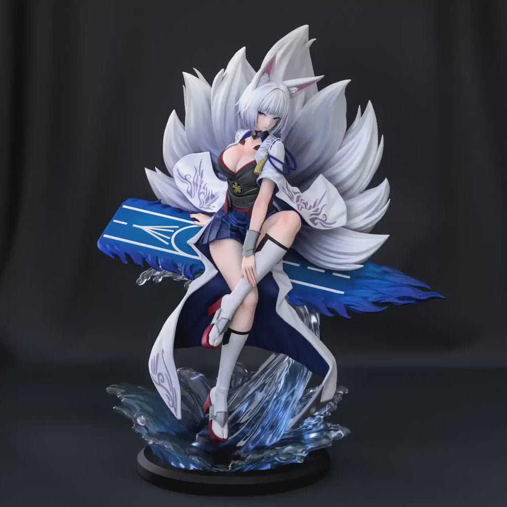 Kaga resin statue, Hand Painted Collectible Figure, 24.8 cm (9.8 in)