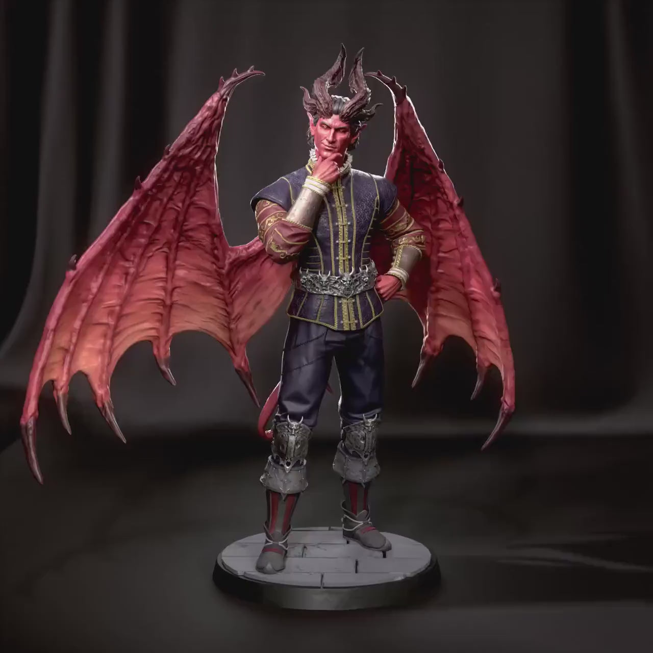 Raphael resin figure, Hand Painted Collectible Statue, Fan Art