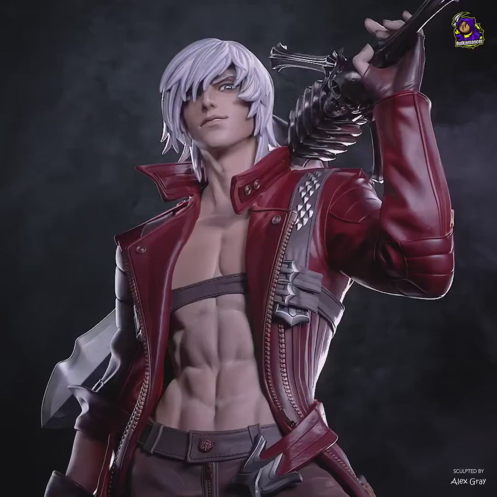 Dante Resin Figure, Hand Painted Collectible Statue, Coat Or Shirtless