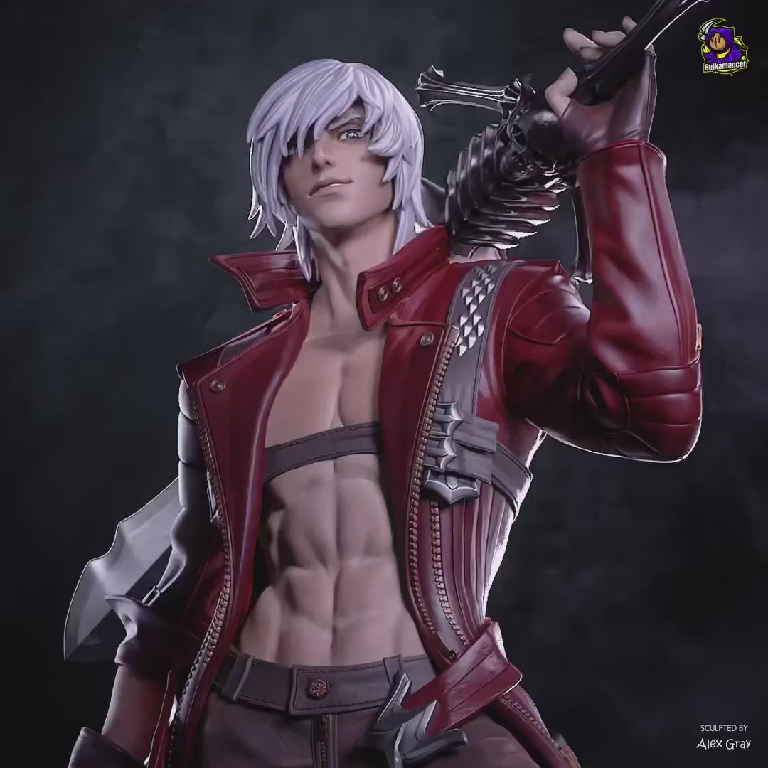 Dante Resin Figure, Hand Painted Collectible Statue, Coat Or Shirtless