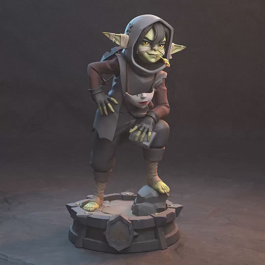 Nott Resin Statue, Hand Painted Collectible Figure, 117 mm (4.6 in)
