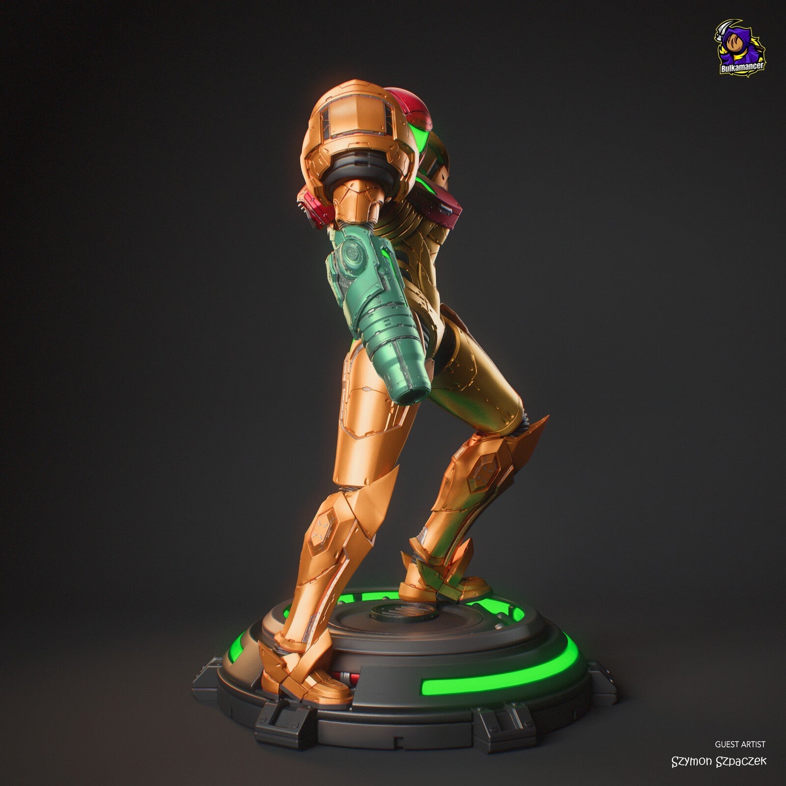 Samus Aran Figure, Resin Statue, Hand Painted, 30 cm (11.8 in)