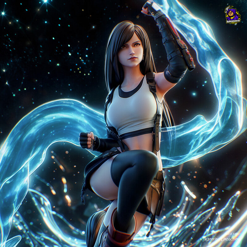 Tifa Lockhart Statue, Hand Painted Collectible Figure, 25.3 cm (10 in)