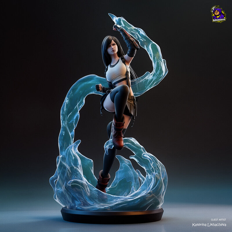 Tifa Lockhart Statue, Hand Painted Collectible Figure, 25.3 cm (10 in)